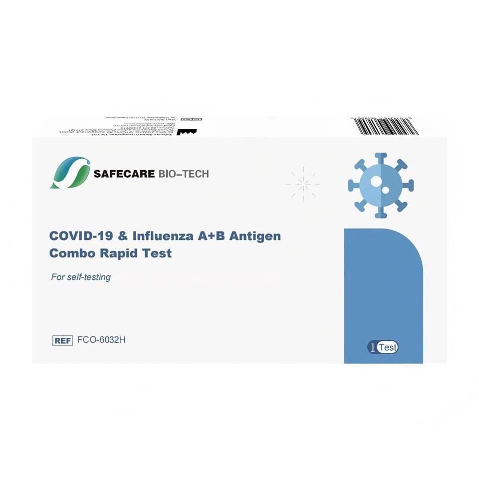 Швидкий експрес-тест на антигени на COVID-19 і грип A+B для самотестування